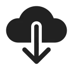 Cloud Download SVG Icon